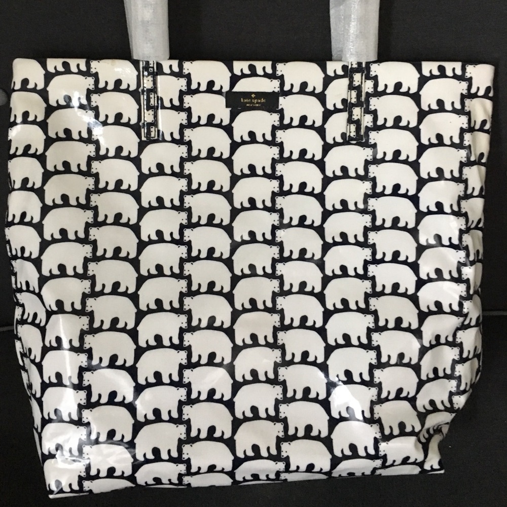 Kate Spade Daycation Bon Shopper Polar Bear Tote